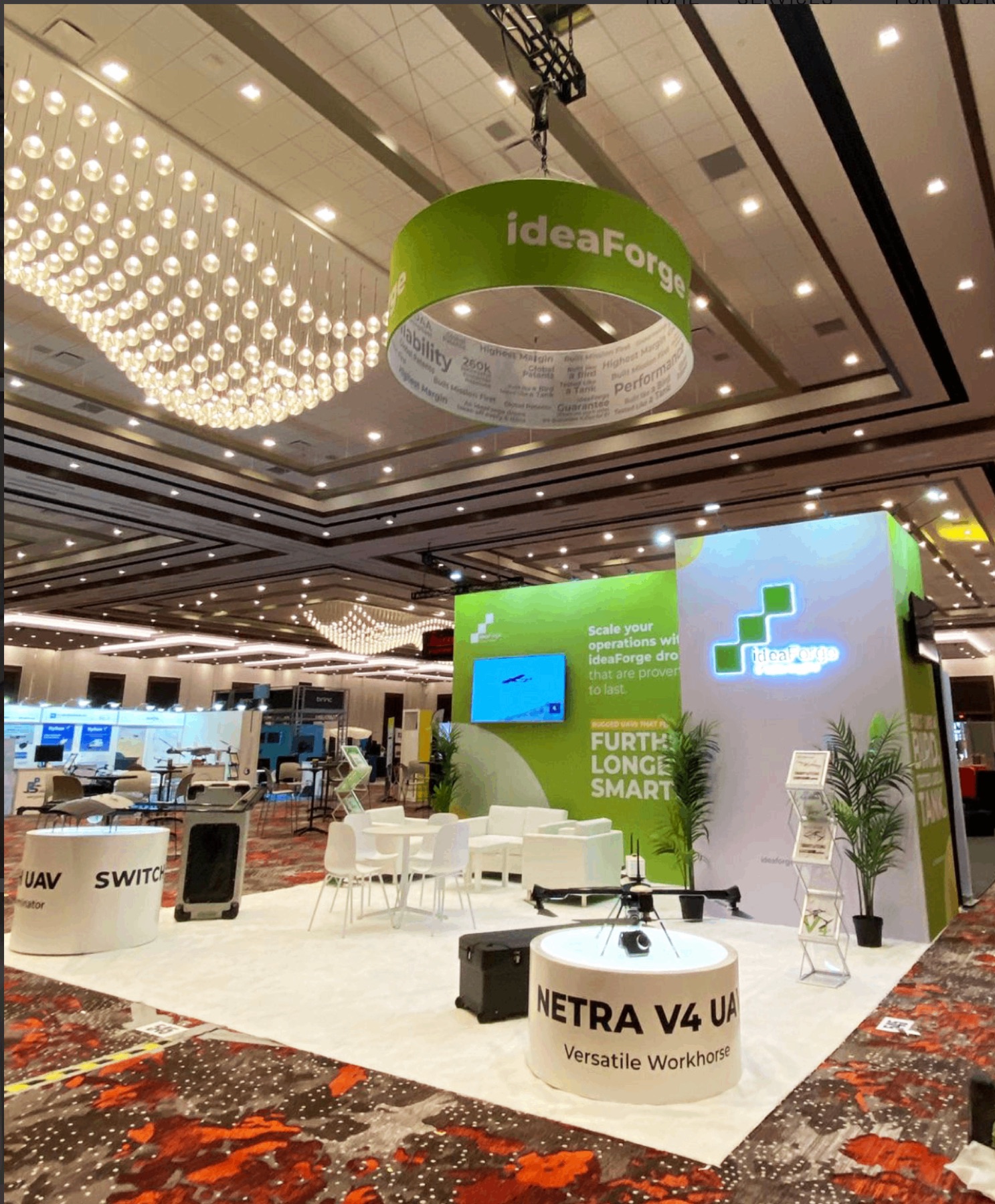 ideaForge booth